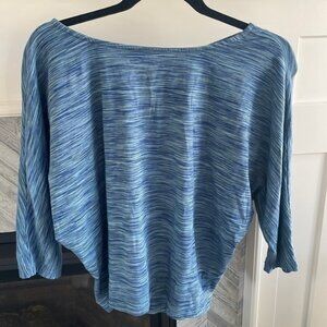 Synergy Organic Clothing • Blue Cross Back Top M